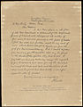 Image 12Lithographic facsimile of the Bixby letter, by Huber's Museum