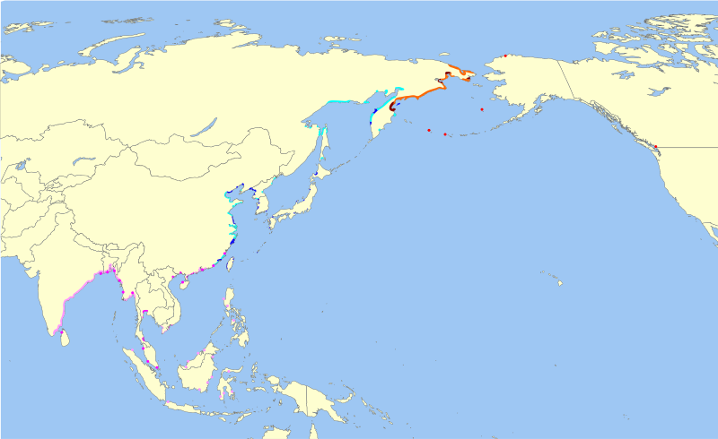 Файл:Calidris pygmaea distribution.svg