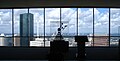 View from the Sky Lobby facing south west Houston. Visible are the Wells Fargo Plaza to the left (2nd tallest building in Texas) and in the far background the Williams Tower (4th Tallest in Texas, and tallest in the world away from a central business district.)