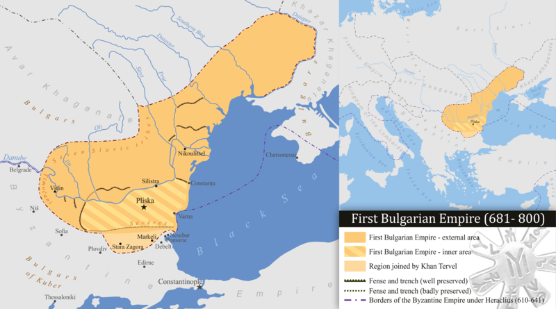 Файл:First Bulgarian Empire (681-800).png