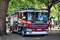 Fire engine belonging to Bedfordshire Fire Service