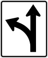 L4 Shared lanes (straight ahead or turn left)