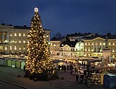 Tuomaan Markkinat at the Senate Square in Helsinki, Finland