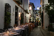 Calle típica Altea Alicante.JPG