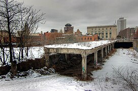 View of the Court Street station, 2013