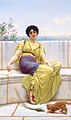 Idleness by John William Godward