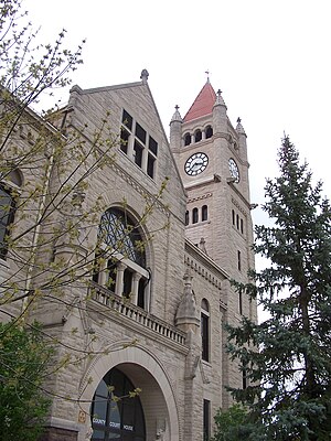 The Greene County Courthouse in Xenia