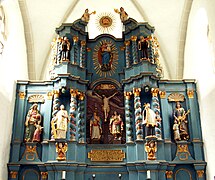 Retablo mayor de la Gertrudenkirche de Osnabrück, de Thomas Simon Jöllemann[176]​ (1717-1729).