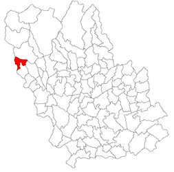 Location in Prahova County