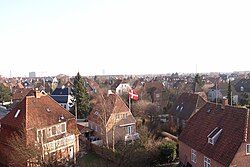 Single family detached homes south of Valby Langgade