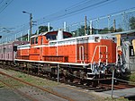 DD51 849 at the Railway Technical Research Institute (RTRI) facility in Kokubunji, Tokyo in October 2001