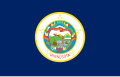 Antigua bandera de Minnesota, usada desde 1957 hasta 1983