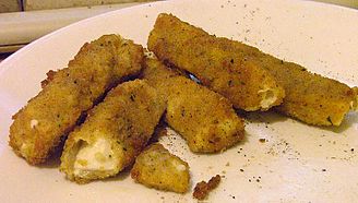 Mozzarella sticks are a type of deep fried cheese