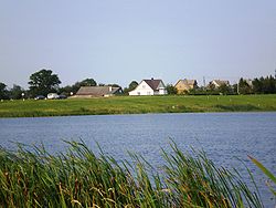 Pamėkliai village and the Labūnava Reservoir