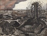 Paul Nash, Wire (1918).