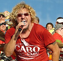 Sammy Hagar live at the Moondance Jam on July 10, 2008.