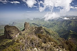 Las montañas Simen.