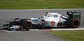 Sergio Pérez driving at 2012 Canadian Grand Prix.