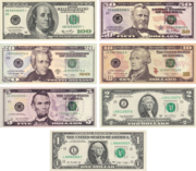 U.S. dollar, the official currency of the United States, the world's dominant reserve currency and the most traded currency globally.