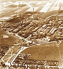 Agfa-Filmfabrik Wolfen 1929, producer of VISTRA synthetic fiber, a strategic material in German warfare, World War II. Source: Chemiepark Bitterfeld-Wolfen GmbH