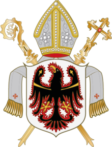 Coat of arms of the Archdiocese of Trent