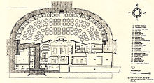 The original plan for Discovery Lodge. West side made completely of large pane glass windows with ocean view