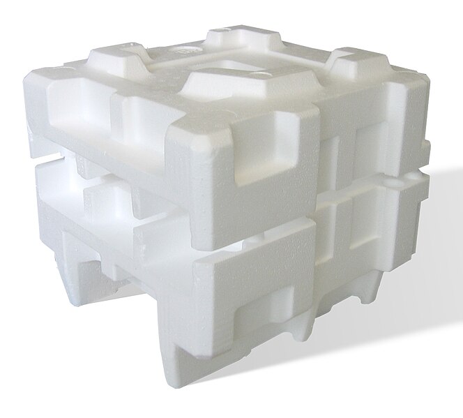 Archivo:Expanded polystyrene foam dunnage.jpg