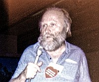 Frank Herbert at a convention, October 1978