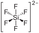 Hexafluorosilicat(II-)-ion