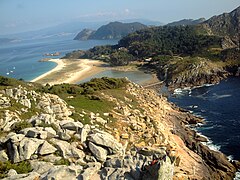 Vista de las Islas Cíes.