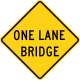 One lane bridge