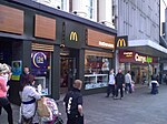 McDonald's in Newcastle upon Tyne, another example of current McDonald's restaurants being refurbished in Britain.