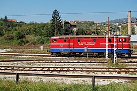 ŽFBH 441-047 at Sarajevo train station