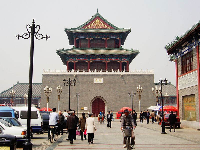 File:TianjinDrumTower.jpg