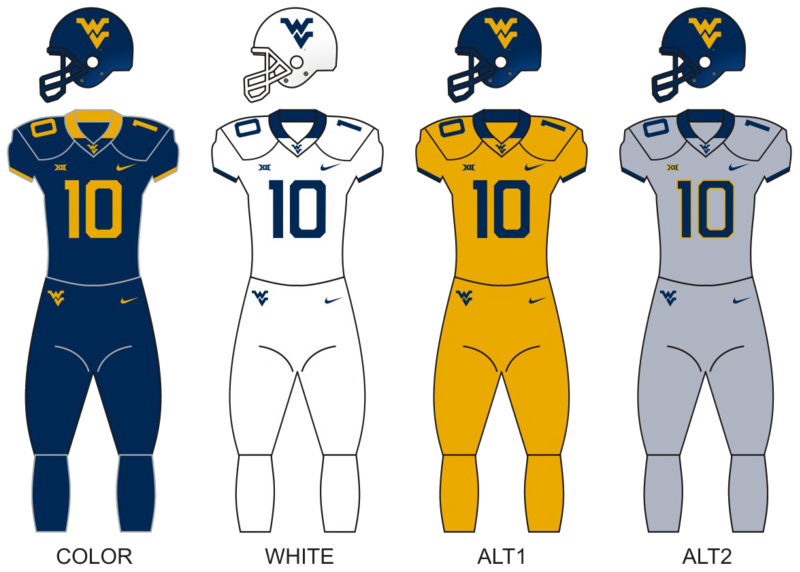 File:West virginia football unif.png