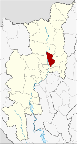 District location in Chiang Mai province