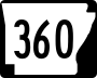 Highway 360 marker