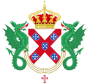 Coat of arms of the Dukes of Braganza until 1640