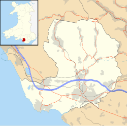 RAF Stormy Down is located in Bridgend