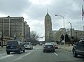 Cadillac Place (left) and the Fisher Building, both by Albert Kahn.