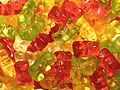 In Germany, Haribo gummy bears were the first gummi candy ever made. They are soft and chewy.