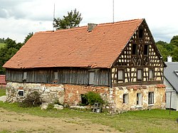 Half-timbered farmhouse