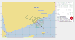 Forecast map for Extremely Severe Cyclonic Storm Tej