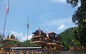 The Mahamevnawa Buddhist Monastery in Polgahawela, Sri Lanka