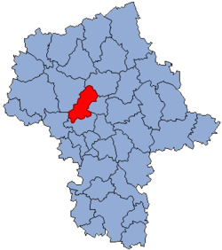 Location within the voivodeship