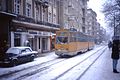 Tram in snowy Sofia, 1995