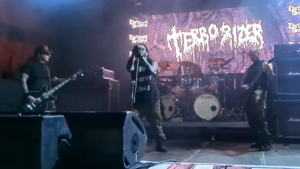 Terrorizer performing in 2024