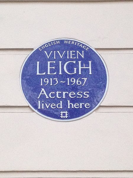 Archivo:Vivien Leigh blue plaque.jpg