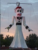 Zozobra at dusk