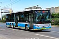 原740路外環使用的BJ6140SHEVCA-1型三軸插電式混合動力城市客車（2019年5月）